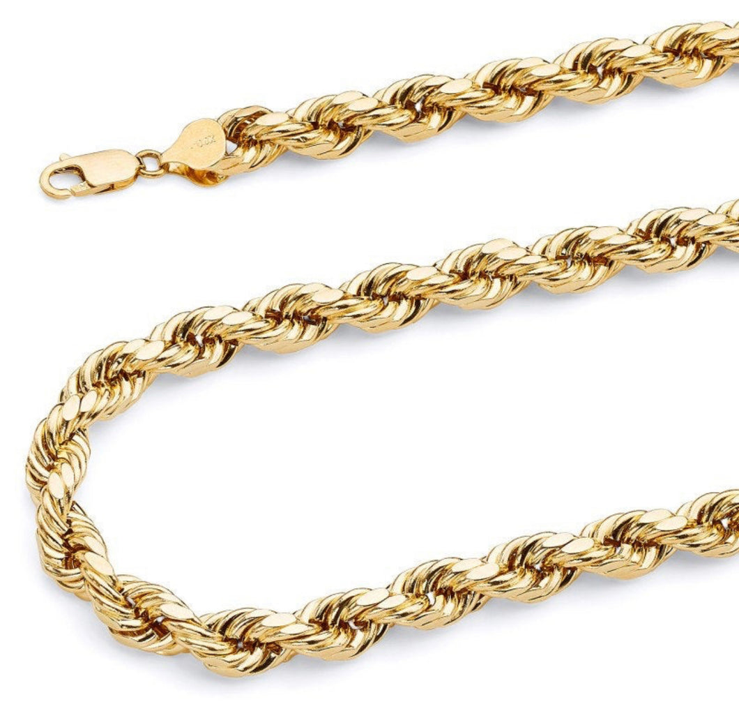 14K Solid Gold 2mm Bead Chain Necklace 15 Inches