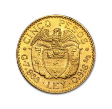 Load image into Gallery viewer, 22K Vintage Mexican Mint 1946-1947 Mexico Gold 50 Pesos - 2 Pesos - 2.5Pesos - 5Pesos - 10Pesos - 20Pesos - Real Mexican centenary Coin
