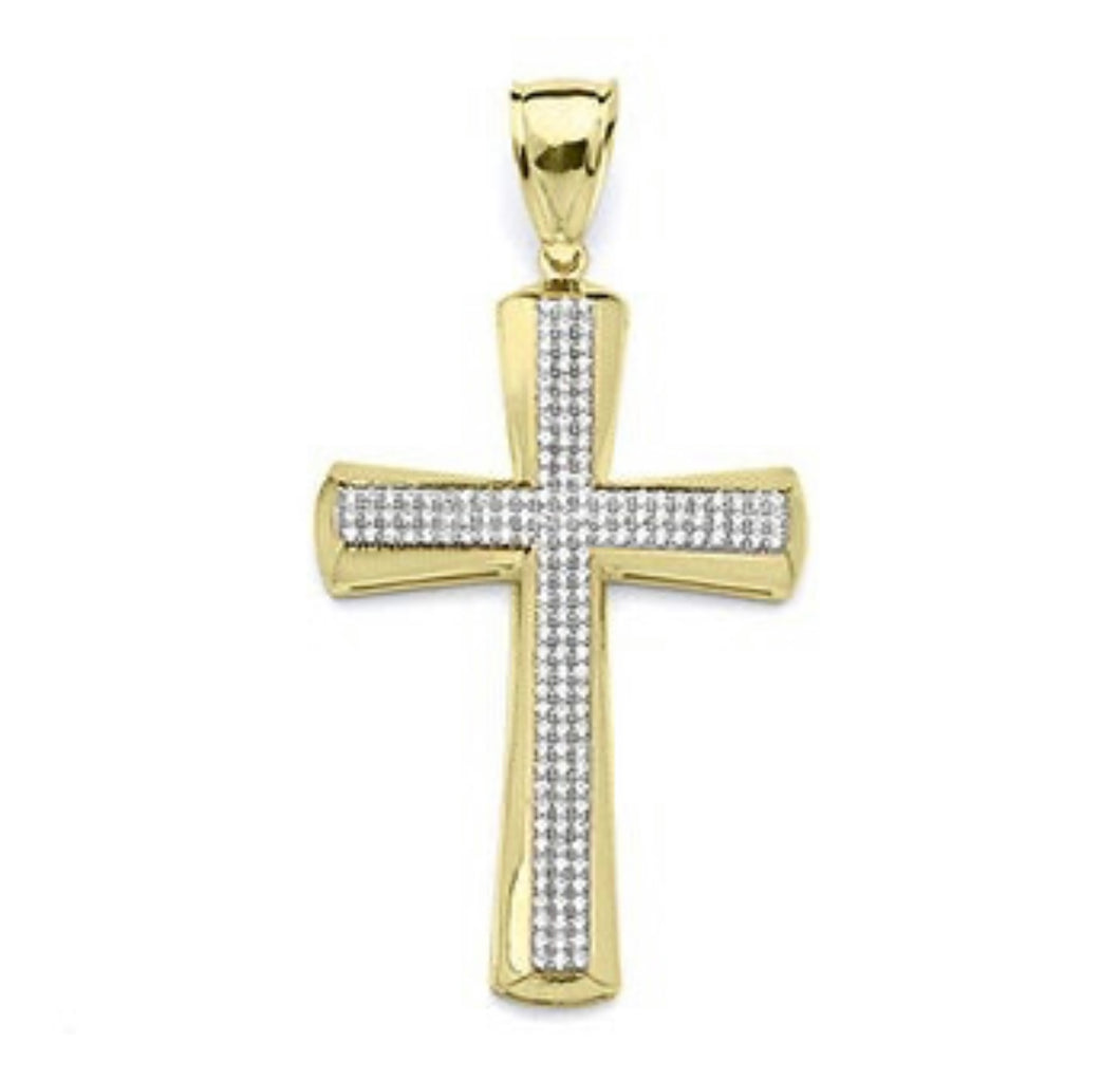 Jesus Christ Solid 14k Yellow Gold Necklace - CZ Diamond Religious Pendant - Cubic Zirconia Baptism Gift - White Diamond Jesus Head Necklace
