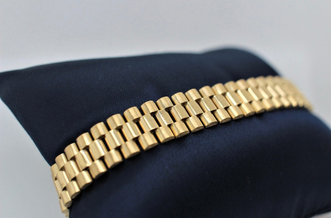 Custom Made 18K Yellow Gold Crown Diamond Pendant Rolex Style Medallion 6ct  001130
