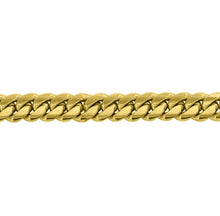 Load image into Gallery viewer, 10K Yellow Gold Cuban Miami Link Chain - Real Italian Unisex Necklace- Men Women Jewelry - Cuban Miami Yellow Gold Chain - Cuban Chain
