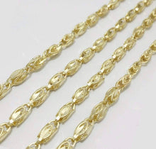 Load image into Gallery viewer, Solid 14K Yellow Gold Turkish Chain Necklace, 14K Gold Chain - Diamond-Cut 14K Gold Turkish Chain - Turkish Gold Chain

