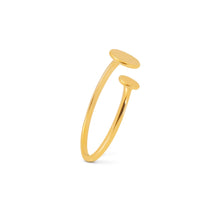 Load image into Gallery viewer, Classic Solid 14K Gold Pearl Rings - Yellow Solitaire Ring - Real Pearl Gold Ring
