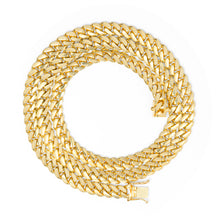 Load image into Gallery viewer, Solid 18k Yellow Gold Cuban Miami Chain - High Quality Made in Italy 24 Inches 100 gram Necklace
