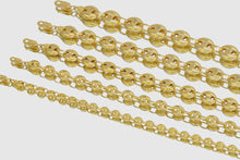Load image into Gallery viewer, 14K Yellow Gold Puffed Gucci Mariner Necklace - Puffed Gucci Mariner Link Chain
