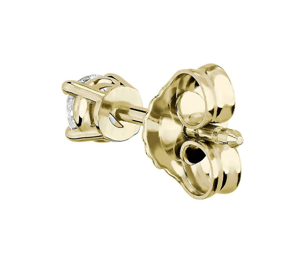 0.25 Ct Diamond Stud Earring Round Diamond Earrings 14k Yellow Gold 14K White Gold 14K Rose gold