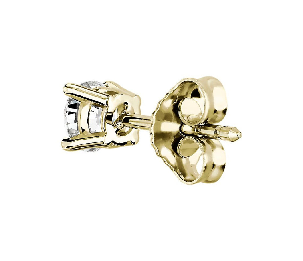 0.75 Ct Diamond Stud Earring Round Diamond Earrings 14k Yellow Gold 14K White Gold 14K Rose gold