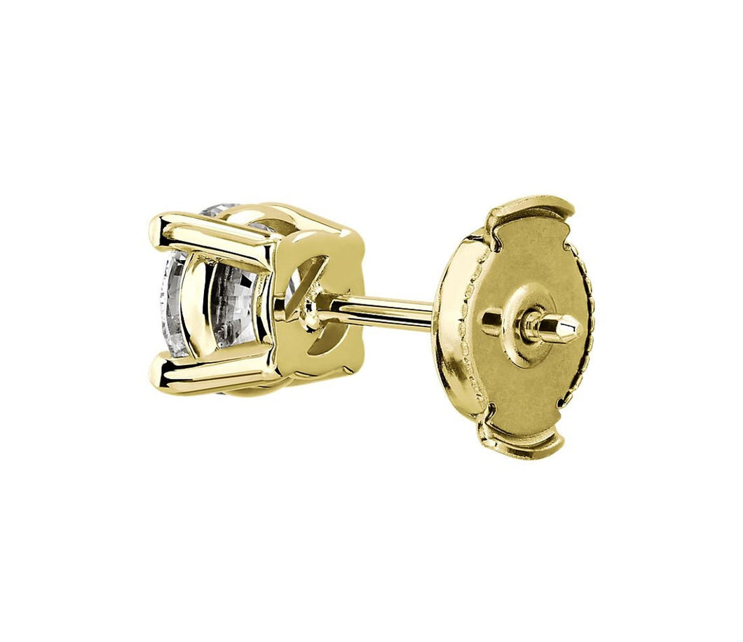 1.50 Ct Diamond Stud Earring Round Diamond Earrings 14k Yellow Gold 14K White Gold 14K Rose gold