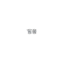 Load image into Gallery viewer, Oval Diamond Earring- 0.25 CT Diamond Earrings-Dainty Oval Diamond Stud Earrings-Minimalist Earrings-Bridesmaid Earrings-Oval Earring
