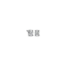 Load image into Gallery viewer, Oval Diamond Earring- 0.50 CT Diamond Earrings-Dainty Oval Diamond Stud Earrings-Minimalist Earrings-Bridesmaid Earrings-Oval Earring
