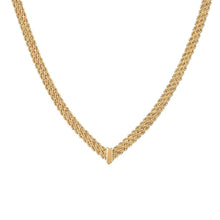 Load image into Gallery viewer, 14k Yellow Gold Triple Row Rope Chain Necklace - Triple Rope Chain - 14k Yellow Gold Rope Chain Necklace - Three Row Rope Chain Necklace
