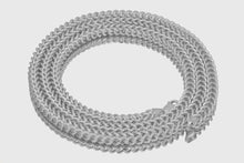 Load image into Gallery viewer, Real Solid 14K White Gold Franco Chain Necklace, 16&quot;-26&quot; inch - 1mm 2mm 3mm 4mm Real White Gold Franco Chain - Gold Chain - Franco Chain
