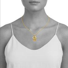 Load image into Gallery viewer, Solid Yellow Gold Diamon Jesus Christ Necklace - Religious Pendant - Jesus Christ Necklace - Diamond Gold Necklace - Diamond Jesus Necklace
