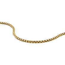 Load image into Gallery viewer, 14k Yellow Gold Box Chain Bracelet - Box Chain - 14k Gold Chain Bracelet - 14k Bracelet - Box Chain Real Gold Bracelet - Gold Box Bracelet
