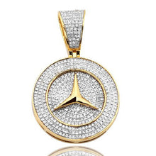 Load image into Gallery viewer, Solid Yellow Gold Diamond Automobile Pendant
